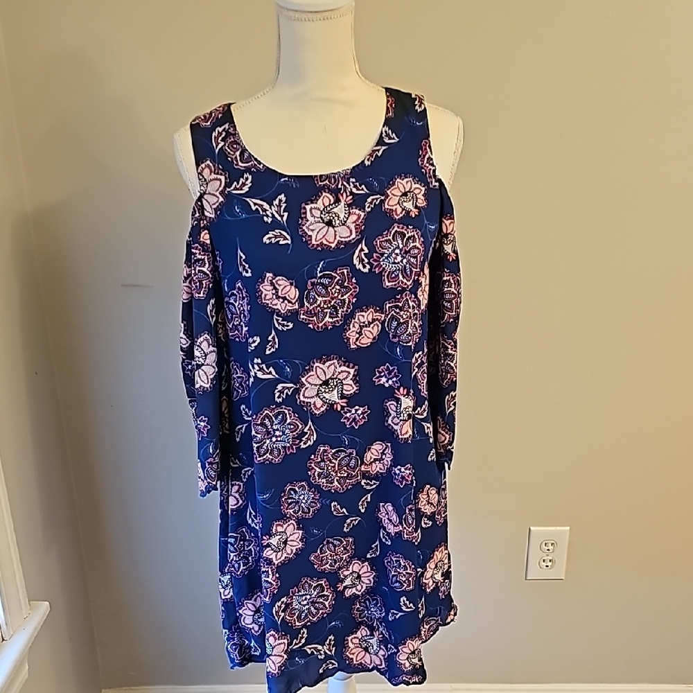 Floral Blue Dress